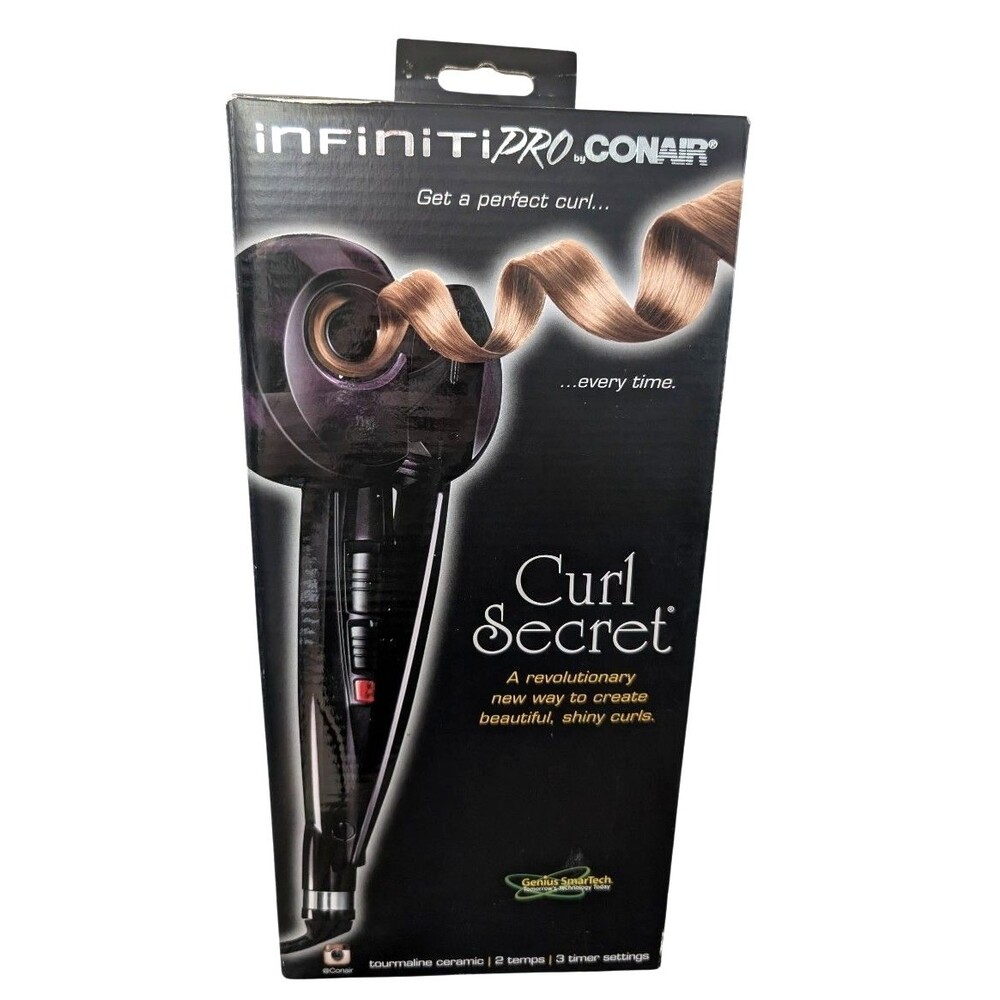 Conair Infiniti Pro Curl Secret Hair Styling Purple Edition New